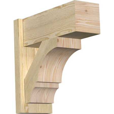 Balboa Block Rough Sawn Outlooker, Douglas Fir, 8W X 20D X 20H